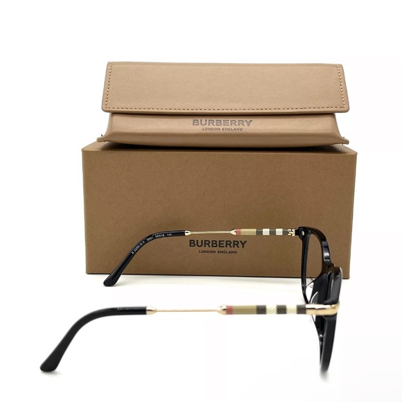 BURBERRY BE2255QF 3001 Black / Demo Lens 53 Eyeglasses - Picture 4 of 5